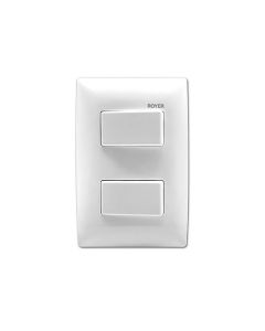 Interruptor Sencillo con Placa 2 Módulos