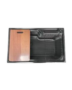 Combo Fregadero + Tabla de Cortar + Cesta + Dispensador Jabón