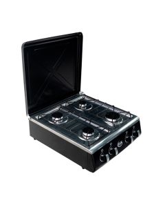 Plantilla Gas CLK Negra 4 Quemadores 