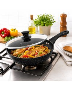 Sartén Antiadherente CLK  26cm con Tapa 