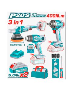 Combo Total Pistola Impacto + Pulidora + Pistola Calor​