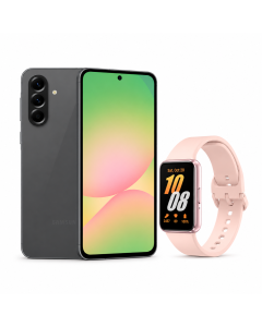 Combo Celular Samsung A56 Negro + Banda Fit 3 Rosada 