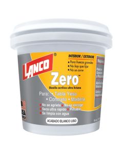 Masilla Acrílica Lanco Liviana Zero 1/16 Masilla Acrílica Lanco Liviana Zero 1/16