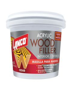 Masilla Acrylic Filler Lanco Cedar 1/16Masilla Acrylic Filler Lanco Cedar 1/16