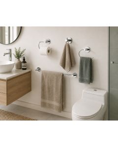 Juego de Accesorios Redondo para Ba&ntilde;o 4 Piezas 