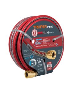 Manguera Truper  4 Capas Reforzada 1/2"X25 Metros