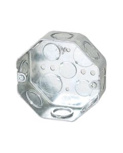 Tapa De Caja Octagonal  EMT Con Hueco 