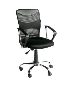 Silla Semi Ejecutiva Tokoa Malla Negra 