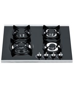 Plantilla Gas de Empotrar Vegga Vidrio 4 Quemadores