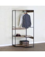 Ropero Esquinero CLK  2 Niveles 