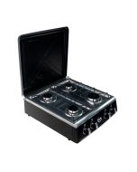 Plantilla Gas CLK Negra 4 Quemadores 