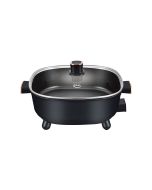 Sartén Eléctrico CLK 12" Tapa Vidrio Negro 