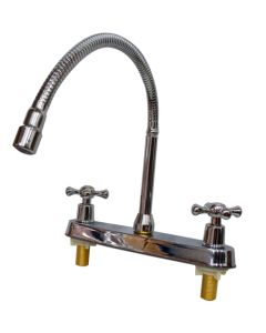Grifo Fregadero Kenneth Flexible Cruz CromoGrifo Fregadero Kenneth Flexible Cruz Cromo