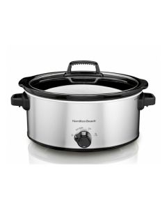 Olla Cocimiento Lento Hamilton Beach 5.7 L Acero 
