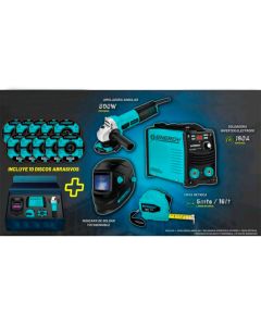Combo Inversor + Esmeriladora + Máscara Energy + Disc + Cinta Métrica
