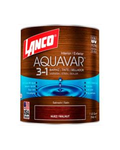 Barniz Lanco Aquavar Nuez 1/4 AQ1362-5Barniz Lanco Aquavar Nuez 1/4 AQ1362-5