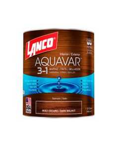 Barniz Lanco Aquavar Nuez Galón AQ1362-4Barniz Lanco Aquavar Nuez Galón AQ1362-4