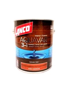 Barniz Lanco Aquavar Early American Galón AQ1366-4Barniz Lanco Aquavar Early American Galón AQ1366-4
