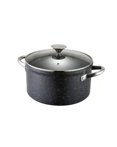 Olla Mármol Vegga Negro 24 cm